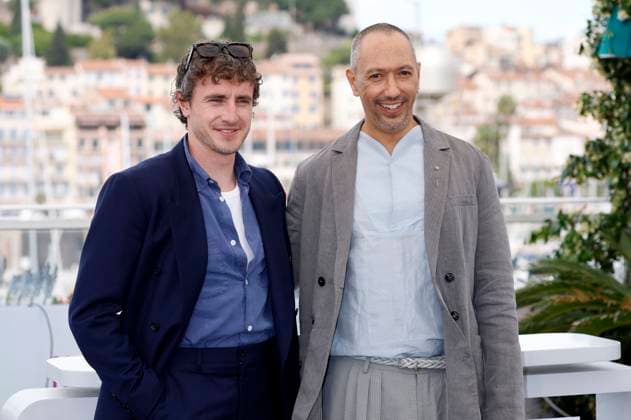Paul Mescal und Oliver Hermanus beim Photocall zum Kinofilm The History of Sound auf dem Festival de Cannes 2025 78. Internationale Filmfestspiele von Cannes am Palais des Festivals. Cannes, 22.05.2025