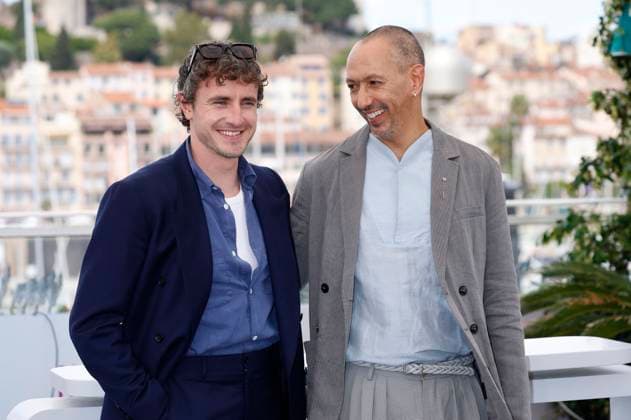 Paul Mescal und Oliver Hermanus beim Photocall zum Kinofilm The History of Sound auf dem Festival de Cannes 2025 78. Internationale Filmfestspiele von Cannes am Palais des Festivals. Cannes, 22.05.2025