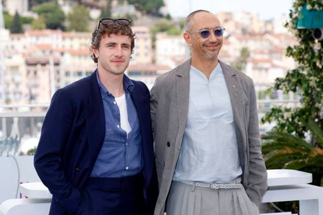 Paul Mescal und Oliver Hermanus beim Photocall zum Kinofilm The History of Sound auf dem Festival de Cannes 2025 78. Internationale Filmfestspiele von Cannes am Palais des Festivals. Cannes, 22.05.2025