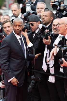 78. Internationalen Filmfestspiele von Cannes 2025 Cannes, Frankreich - 19.5.2024: Denzel Washington und Fotografen während des - Highest 2 Lowest - Roten Teppichs während der 78. Internationalen Filmfestspiele von Cannes. Die 78. Internationalen Filmfestspiele von Cannes finden vom 13. bis 24. Mai 2025 statt. Provence-Alpes-Cote d Azur