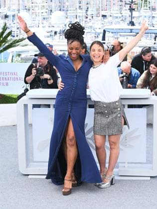 Internationale Filmfestspiele von Cannes, Ma frere Photocall Cannes, 78th Cannes Film Festival 2025 - Day 10, Photocall of the Film Ma frère Cannes, 78th Cannes Film Festival 2025 - Day 10, Photocall of the Film Ma frère . In the picture Fanta Kebe, Shirel Nataf Cannes France  Copyright: xIPA ABACAx
