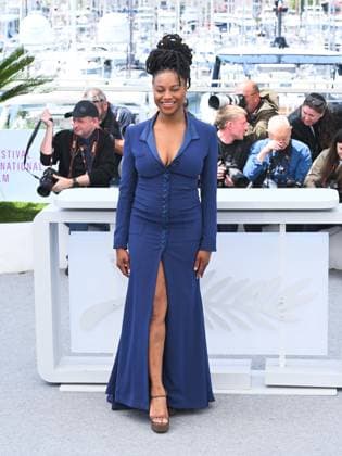Cannes, France: Cannes, 78th Cannes Film Festival 2025 - Day 10, Photocall of the Film Ma frere . In the picture Fanta Kebe Cannes  - ZUMAp169 20250522_zea_p169_366 Copyright: xAlbertoxTerenghix