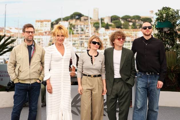 78eme Festival International du Film de Cannes Photocall du film Connemara 78th International Cannes Film Festival Photocall with cast of Connemara movie 444913 2025 05 22 Cannes France Mathieu, Nicolas Célarié, Clémentine Thierry, Mélanie Lutz, Alex Bouillon, Bastien  Copyright: xIvankaxVoisinx xStarfacex STAR_444913_001