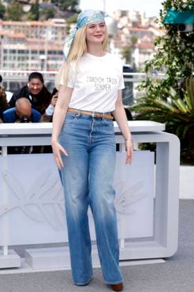 Elle Fanning beim Photocall zum Kinofilm Affeksjonsverdi Sentimental Value auf dem Festival de Cannes 2025 78. Internationale Filmfestspiele von Cannes am Palais des Festivals. Cannes, 22.05.2025