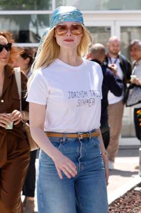 Elle Fanning beim Photocall zum Kinofilm Affeksjonsverdi Sentimental Value auf dem Festival de Cannes 2025 78. Internationale Filmfestspiele von Cannes am Palais des Festivals. Cannes, 22.05.2025