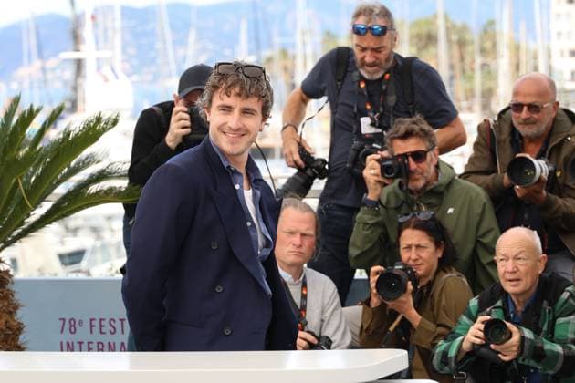 78eme Festival International du Film de Cannes Photocall du film The history of sound 78th Cannes Film Festival Photocall with cast of the film The history of sound Paul Mescal 444935 2025 05 22 Cannes France  Copyright: xIsabellexVautierx xStarfacex STAR_444935_014