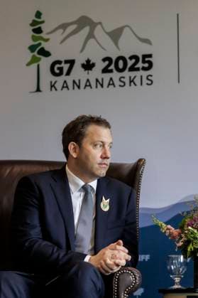 Lars Klingbeil, Bundesminister der Finanzen, aufgenommen im Rahmen des Treffen der G7-Finanzminister und Notenbankgouverneure in Banff, 21.05.2025. Fotografiert im Auftrag des Bundesfinanzministeriums. Banff Kanada Copyright: xKiraxHofmann BMFx