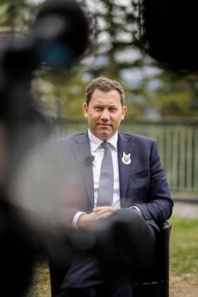 Lars Klingbeil, Bundesminister der Finanzen, aufgenommen im Rahmen des Treffen der G7-Finanzminister und Notenbankgouverneure in Banff, 21.05.2025. Fotografiert im Auftrag des Bundesfinanzministeriums. Banff Kanada Copyright: xKiraxHofmann BMFx