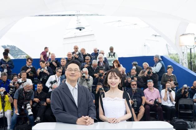 LOVE ON TRIAL Photocall- The 78th Annual Cannes Film Festival KYOKO SAITO and director KOJI FUKADA attend the LOVE ON TRIAL photocall at the 78th annual Cannes Film Festival at Palais des Festivals on May 22, 2025 in Cannes, France.  Copyright: xKazukoxWakayamax