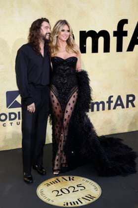 Tom Kaulitz mit Ehefrau Heidi Klum bei der 31. amfAR Gala Cannes im Rahmen des Festival de Cannes 2025 78. Internationale Filmfestspiele von Cannes im HÃ tel du Cap-Eden-Roc. Antibes, 22.05.2025