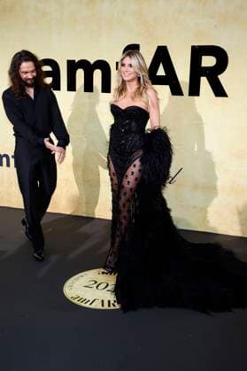 Tom Kaulitz mit Ehefrau Heidi Klum bei der 31. amfAR Gala Cannes im Rahmen des Festival de Cannes 2025 78. Internationale Filmfestspiele von Cannes im HÃ tel du Cap-Eden-Roc. Antibes, 22.05.2025