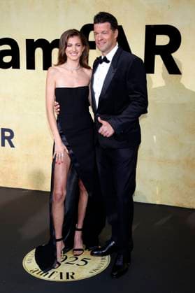 Sophia Schneiderhan und Michael Ballack bei der 31. amfAR Gala Cannes im Rahmen des Festival de Cannes 2025 78. Internationale Filmfestspiele von Cannes im HÃ tel du Cap-Eden-Roc. Antibes, 22.05.2025
