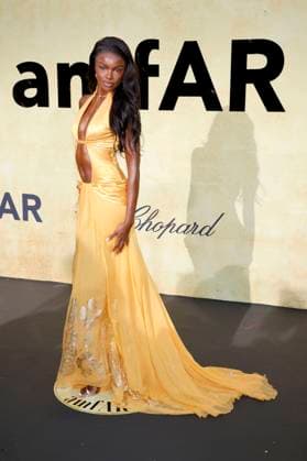 Leomie Anderson bei der 31. amfAR Gala Cannes im Rahmen des Festival de Cannes 2025 78. Internationale Filmfestspiele von Cannes im HÃ tel du Cap-Eden-Roc. Antibes, 22.05.2025