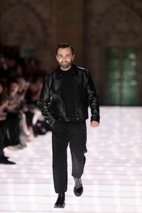 Louis Vuitton Cruise 2026 Runway - Avignon Nicolas Ghesquiere walks the runway during the Louis Vuitton Cruise 2026 fashion show at Palais des Papes ( Palace of the Popes ), in Avignon, France on May 22, 2025. Photo by Eliot Blondet ABACAPRESS.COM Avignon France France  Copyright: xBlondetxEliot ABACAx