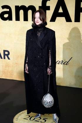 Andrea Riseborough bei der 31. amfAR Gala Cannes im Rahmen des Festival de Cannes 2025 78. Internationale Filmfestspiele von Cannes im HÃ tel du Cap-Eden-Roc. Antibes, 22.05.2025