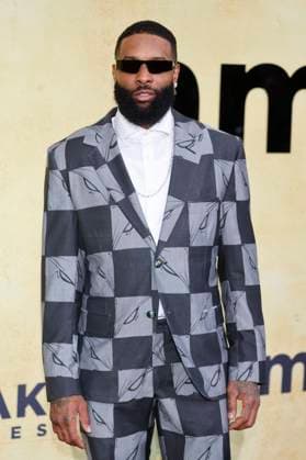 Odell Beckham Jr. bei der 31. amfAR Gala Cannes im Rahmen des Festival de Cannes 2025 78. Internationale Filmfestspiele von Cannes im HÃ tel du Cap-Eden-Roc. Antibes, 22.05.2025