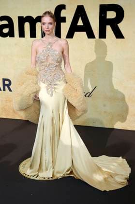 Leonie Hanne bei der 31. amfAR Gala Cannes im Rahmen des Festival de Cannes 2025 78. Internationale Filmfestspiele von Cannes im HÃ tel du Cap-Eden-Roc. Antibes, 22.05.2025