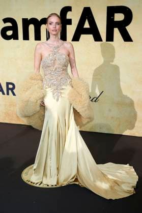 Leonie Hanne bei der 31. amfAR Gala Cannes im Rahmen des Festival de Cannes 2025 78. Internationale Filmfestspiele von Cannes im HÃ tel du Cap-Eden-Roc. Antibes, 22.05.2025