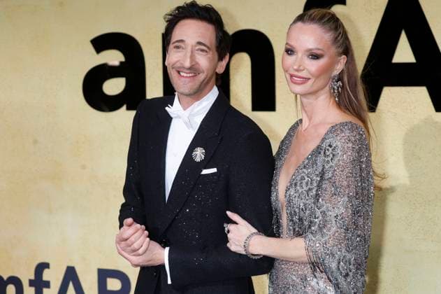 Adrien Brody und Georgina Chapman bei der 31. amfAR Gala Cannes im Rahmen des Festival de Cannes 2025 78. Internationale Filmfestspiele von Cannes im HÃ tel du Cap-Eden-Roc. Antibes, 22.05.2025