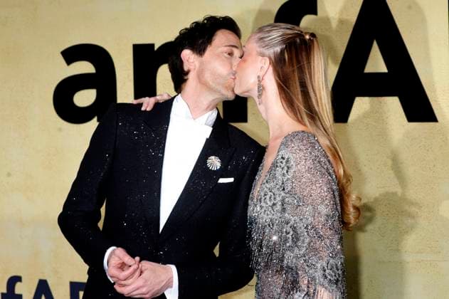 Adrien Brody und Georgina Chapman bei der 31. amfAR Gala Cannes im Rahmen des Festival de Cannes 2025 78. Internationale Filmfestspiele von Cannes im HÃ tel du Cap-Eden-Roc. Antibes, 22.05.2025