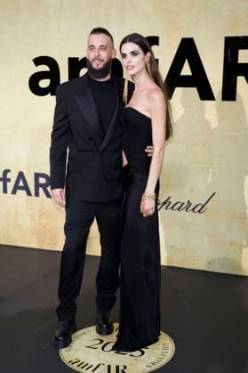 Vladimir Restoin Roitfeld und Carolina Mendes bei der 31. amfAR Gala Cannes im Rahmen des Festival de Cannes 2025 78. Internationale Filmfestspiele von Cannes im HÃ tel du Cap-Eden-Roc. Antibes, 22.05.2025