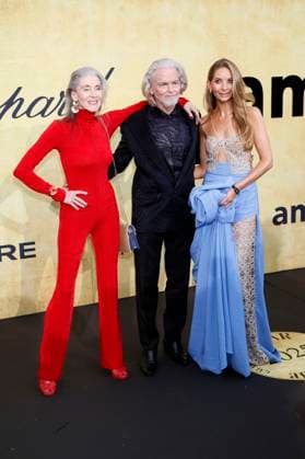 Anna Hiltrop, Hermann Bühlbecker und Eveline Hall bei der 31. amfAR Gala Cannes im Rahmen des Festival de Cannes 2025 78. Internationale Filmfestspiele von Cannes im HÃ tel du Cap-Eden-Roc. Antibes, 22.05.2025