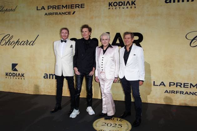 Festival de Cannes - amfAR Gala Simon Le Bon, John Taylor, Nick Rhodes und Roger Taylor bei der amfAR Gala während der 78. Filmfestspiele Cannes im Hotel du Cap-Eden-Roc in Antibes. Copyright: xEventpressxKochanx