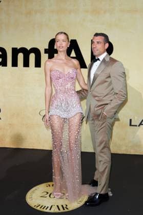 Festival de Cannes - amfAR Gala Frida Aasen und Tommaso Tommy Chiabra bei der amfAR Gala während der 78. Filmfestspiele Cannes im Hotel du Cap-Eden-Roc in Antibes. Copyright: xEventpressxKochanx