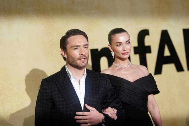 Festival de Cannes - amfAR Gala Ed Westwick und Amy Jackson bei der amfAR Gala während der 78. Filmfestspiele Cannes im Hotel du Cap-Eden-Roc in Antibes. Copyright: xEventpressxKochanx