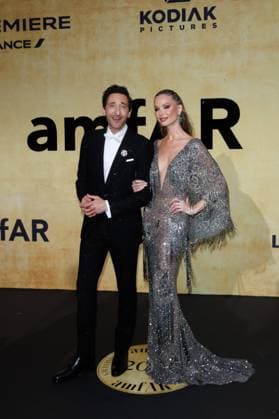 Festival de Cannes - amfAR Gala Adrien Brody und Georgina Chapman bei der amfAR Gala während der 78. Filmfestspiele Cannes im Hotel du Cap-Eden-Roc in Antibes. Copyright: xEventpressxKochanx