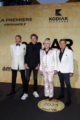 Festival de Cannes - amfAR Gala Simon Le Bon, John Taylor, Nick Rhodes und Roger Taylor bei der amfAR Gala während der 78. Filmfestspiele Cannes im Hotel du Cap-Eden-Roc in Antibes. Copyright: xEventpressxKochanx