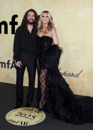 Entertainment Themen der Woche KW21 amfAR Gala Cannes 2025 - Arrivals Heidi Klum and Tom Kaulitz attend the amfAR Gala Cannes 2025 presented by Chopard at Hotel du Cap-Eden-Roc on May 22, 2025 in Cap d Antibes, France. Cannes Palais des Festivals et des Cong France Copyright: xDGP imageSPACEx