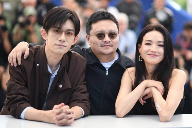 Cannes Resurrection Photocall AM Jackson Yee, Gan Bi and Shu Qi attending the Resurrection Photocall in Cannes, France on May 23, 2025 as part of the 78th Cannes Film Festival. Photo by Aurore Marechal ABACAPRESS.COM Cannes France  Copyright: xMarechalxAurore ABACAx