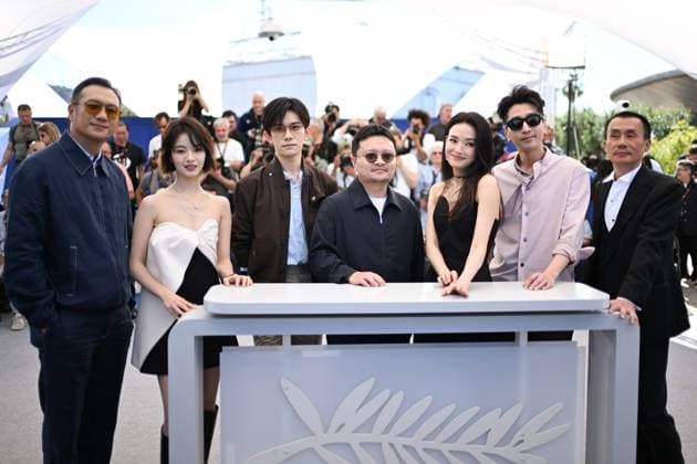 Cannes Resurrection Photocall AM Jue Huang, Gan Bi, Yongzhong Chen, Shu Qi, Jackson Yee, Gengxi Li, Mark Chao attending the Resurrection Photocall in Cannes, France on May 23, 2025 as part of the 78th Cannes Film Festival. Photo by Aurore Marechal ABACAPRESS.COM Cannes France  Copyright: xMarechalxAurore ABACAx