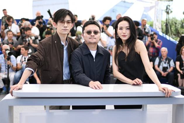 Cannes Resurrection Photocall AM Jackson Yee, Gan Bi and Shu Qi attending the Resurrection Photocall in Cannes, France on May 23, 2025 as part of the 78th Cannes Film Festival. Photo by Aurore Marechal ABACAPRESS.COM Cannes France  Copyright: xMarechalxAurore ABACAx