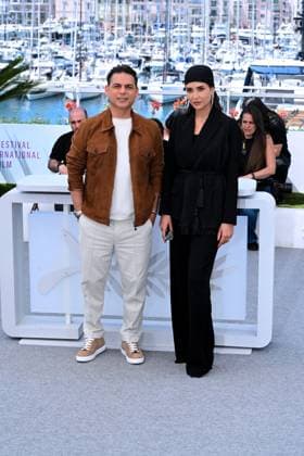 Cannes, France: Cannes, 78th Cannes Film Festival 2025, Photocall film: Zan O Bacheh (Woman And Child) In the photo: Parinaz Izadyar, Payman Maadi Cannes France  - ZUMAp169 20250523_zea_p169_148 Copyright: xTerenghi Ipax