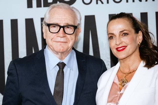 May 22, 2025, New York, Ny, United States: Brian Cox and Nicole Ansari-Cox attends the World Premiere of HBO Original Film Mountainhead at Museum of Modern Art in New York. Dinara Khairova Zuma Press May 22, 2025. New York United States - ZUMAp281 20250522_zea_p281_016 Copyright: xPhotoxImagexPressx