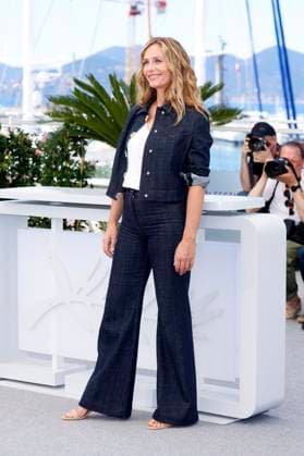 Cecile De France beim Photocall zum Kinofilm La venue de l avenir Colours of Time auf dem Festival de Cannes 2025 78. Internationale Filmfestspiele von Cannes am Palais des Festivals. Cannes, 23.05.2025