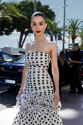 Cannes Amy May Jackson leaves Hotel Martinez MP Amy May Jackson leaves Hotel Martinez to attend an official screening ahead the 78th annual Cannes Film Festival on May 23, 2025 in Cannes, France. Photo by Marco Piovanotto ABACAPRESS.COM Cannes France  Copyright: xPiovanottoxMarco ABACAx