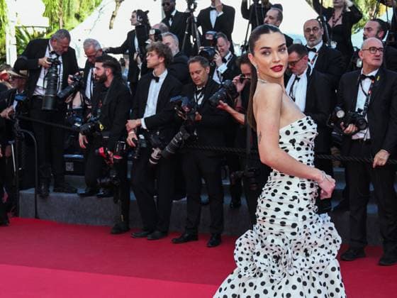 Cannes, 78th Cannes Film Festival 2025 - Evening 11 - Red Carpet of the Film The Mastermind Cannes, 78th Cannes Film Festival 2025 - Evening 11 - Red Carpet of the Film THE MASTERMIND In the photo Amy Jackson Cannes Italy  Copyright: xIPA ABACAx