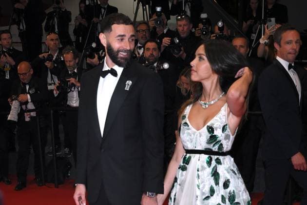 Cannes, France: Cannes, 78th Cannes Film Festival 2025, Red Carpet film: 13 Jours 13 Nuits In the photo: Karim Benzema, Lyna Khoudri Cannes France  - ZUMAp169 20250523_zea_p169_1882 Copyright: xTerenghi Ipax