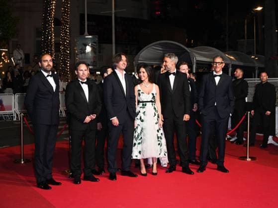 Cannes, 78th Cannes Film Festival 2025 - Evening 11 - Red Carpet of the Film THE 13 Jours 13 Nuits In the photo Dimitri Rassam, Lyna Khoudri and Martin Bourboulon  Copyright: xSimonexComix xipa-agency.netx xPoolxPhotoxEventsx05x IPA_Agency_IPA58149647
