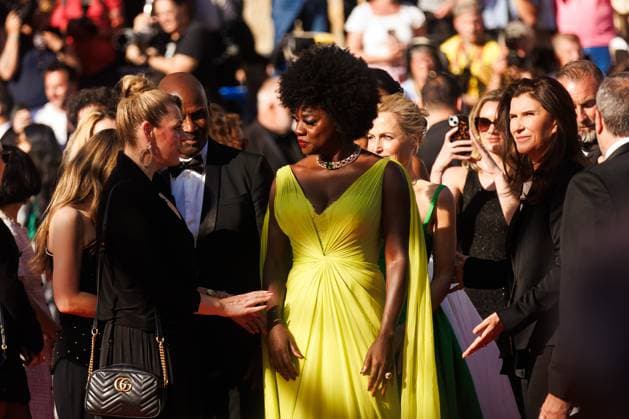 Festival de Cannes - Red Carpet The Mastermind Viola Davis und Gillian Anderson bei der Premiere zum Film The Mastermind während der 78. Filmfestspiele Cannes im Hotel im Palais du Festival am 23.05.2025. Copyright: xEventpressxKochanx