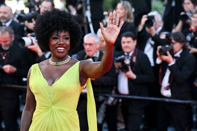 Entertainment Themen der Woche KW21 78eme Festival International du Film de Cannes Montée des marches du film The Masterlmind 78th International Cannes Film Festival Red carpet for The Mastermind movie 445063 2025 05 23 France Davis, Viola  Copyright: xLionelxGuericolas MPPx STAR_445063_049