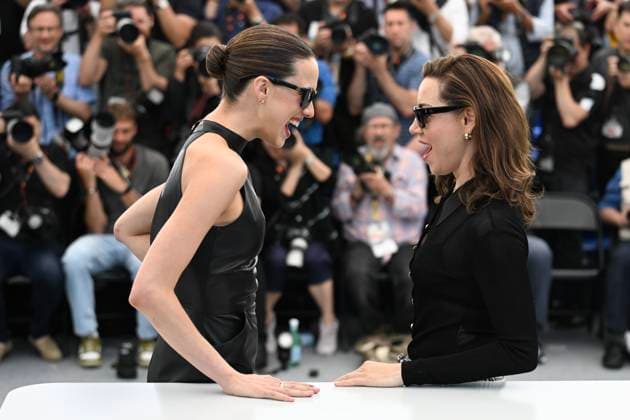 Bilder des Jahres 2025, Entertainment 05 Mai Entertainment Themen der Woche KW21 Entertainment Bilder des Tages 78eme Festival International du Film de Cannes Photocall with cast of HOney don t 78th International Cannes Film Festival Photocall with cast of HOney don t movie 445080 2025 05 24 France Qualley , Sarah Margaret Plaza, Aubrey  Copyright: xSergexArnalx xStarfacex STAR_445080_013