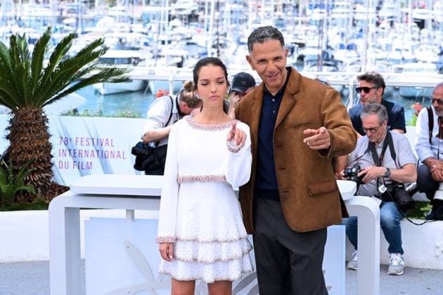 Cannes, 78th Cannes Film Festival 2025, Photocall film: 13 Jours 13 Nuits In the photo: Lyna Khoudri, Roschdy Zem  Copyright: xTerenghi Ipax xipa-agency.netx xPoolxPhotoxEventsx05x IPA_Agency_IPA58167930