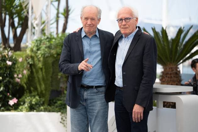 Jeunes Meres Photocall - The 78th Annual Cannes Film Festival Luc Dardenne and Jean-Pierre Dardenne pose during the Jeunes Meres photocall at the 78th annual Cannes Film Festival at Palais des Festivals in Cannes, France, on May 24, 2025. Cannes France  Copyright: xLucaxCarlinox originalFilename: carlino-notitle250524_npp8z.jpg