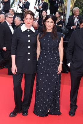 Cannes - Closing Ceremony Red Carpet Geraldine Nakache and Camera d Or Jury President Alice Rohrwacher attending the closing ceremony red carpet at the 78th annual Cannes Film Festival at Palais des Festivals on May 24, 2025 in Cannes, France. Photo by Jerome Domine ABACAPRESS.COM Cannes France  Copyright: xDominexJerome ABACAx
