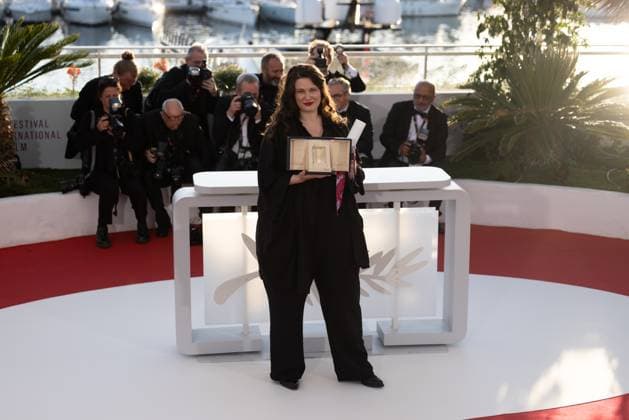 78. Internationalen Filmfestspiele von Cannes 2025 - Awards Cannes, Frankreich - 24.5.2024: Mascha Schilinski, Gewinnerin des Jury Preis für den Film Sound of Falling während des Photocalls mit den Awards während der Abschlusszeremonie während der 78. Internationalen Filmfestspiele von Cannes. Die 78. Internationalen Filmfestspiele von Cannes finden vom 13. bis 24. Mai 2025 statt. Provence-Alpes-Cote d Azur