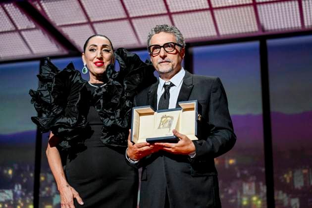 78eme Festival International du Film de Cannes Ceremonie de remise de prix 78th International Cannes Film Festival Closing ceremony and awards 445097 2025 05 24 France Mendonca Filho, Kleber de Palma, Rossy  Copyright: xSergexArnalx xStarfacex STAR_445097_070